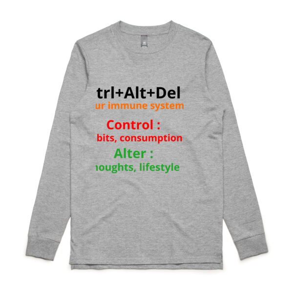 Ctrl+Alt+Del - Mens Basic Tee - Mens Base Longsleeve Tee Thumbnail